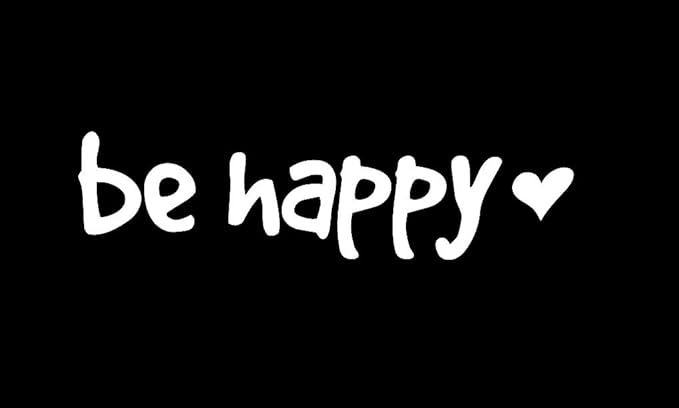 makarios llc be happy heart 趣味 mkr 贴花乙烯基贴纸 | 汽车卡车